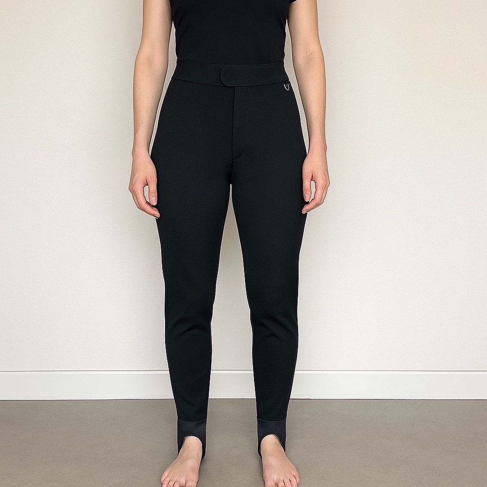 Vintage Schoeller of Switzerland Stirrup Black Pants Size 10, runs small